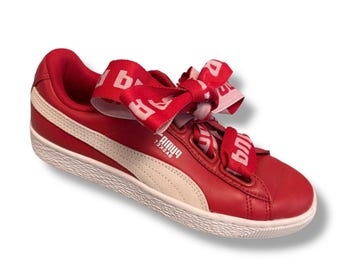 PUMA Archive First Round Boxing Boots Vintage High Knee Shoes 90s