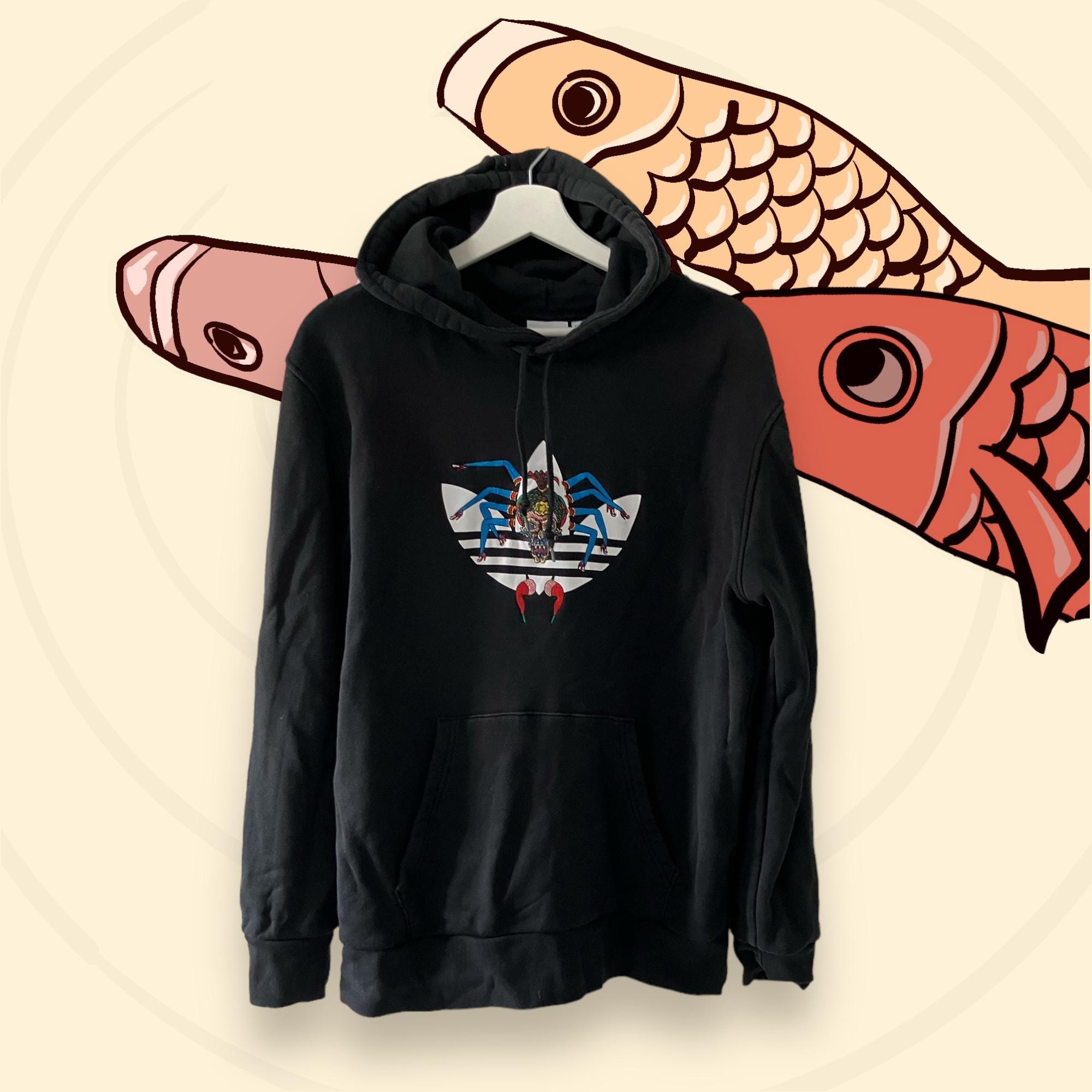 Extremely Rare Adidas X Keiichi Tanaami Mens Vintage Hoodie Extremely Rare Adidas X Keiichi Tanaami Mens Vintage Hoodie