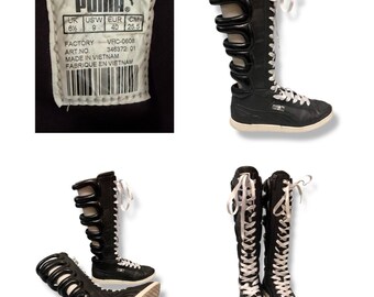 PUMA Archive First Round Boxing Boots Vintage 90s 00s Y2K Mostro