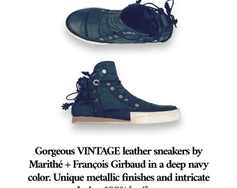 Iconic Y2K Marithé François Girbaud Archive Leather Sneakers