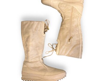 靴 00s adidas MIDIRU HI lace up long boots Iconic Adidas Midiru Ultra Rare Vintage 90s 00s High Boxing