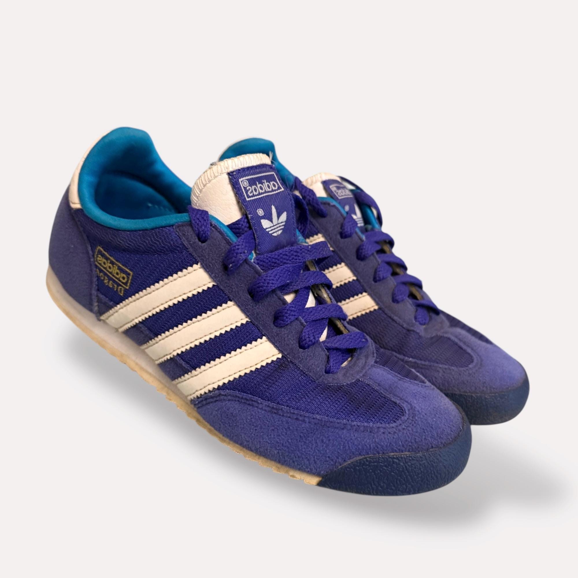 Adidas Dragon Blue 00s Vintage Sneakers EU 36 2/3 | Retro Low Profile  Runner | Y2K Archive Slim Trainers - Etsy