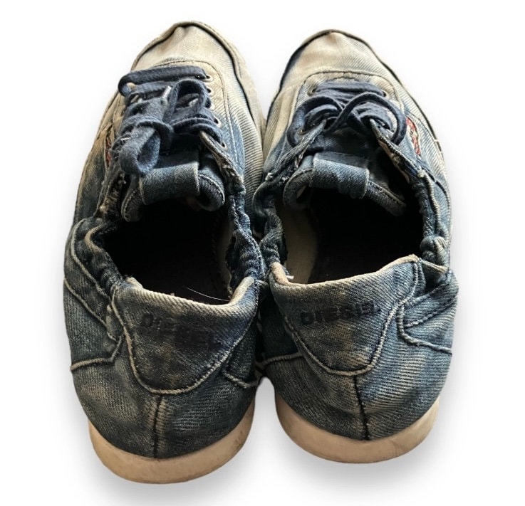Killing DIESEL 90s Vintage Y2K Low Denim Sneakers 00s Opium