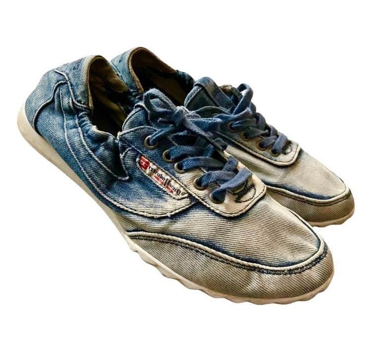 Killing DIESEL 90s Vintage Y2K Low Denim Sneakers 00s Opium Killing DIESEL 90s Vintage Y2K Low Denim Sneakers 00s Opium