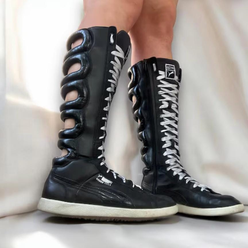 PUMA Archive First Round Boxing Boots Vintage 90s 00s Y2K Mostro