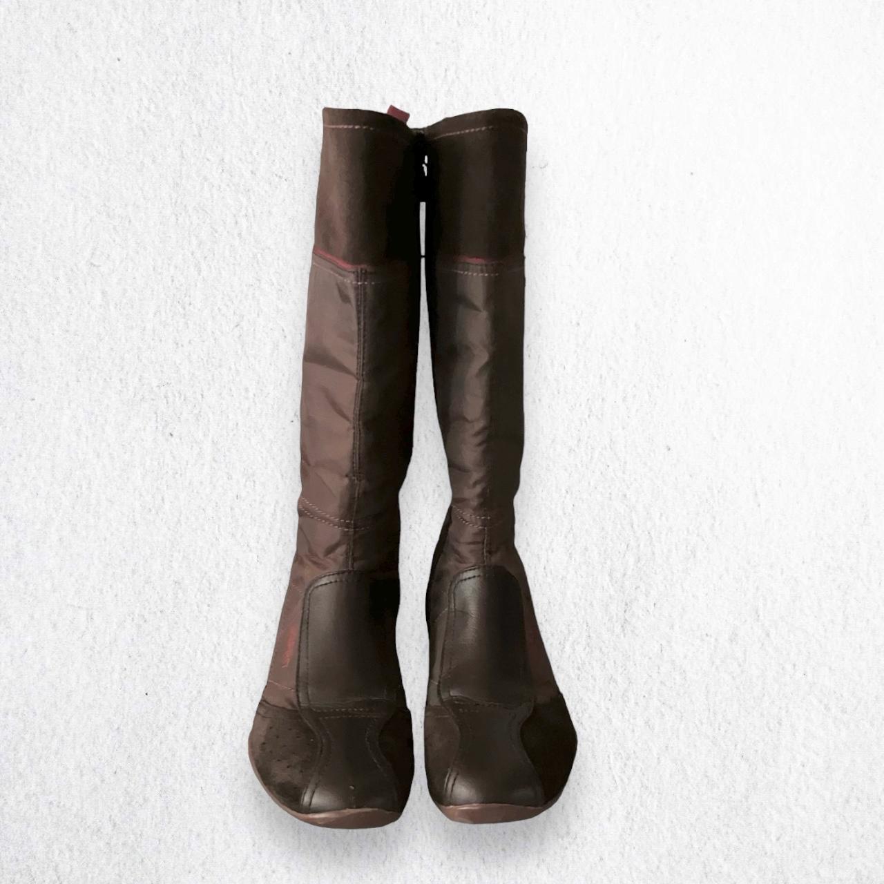Vintage Boxing Boots Y2K High Knee Leather Archive Mostro