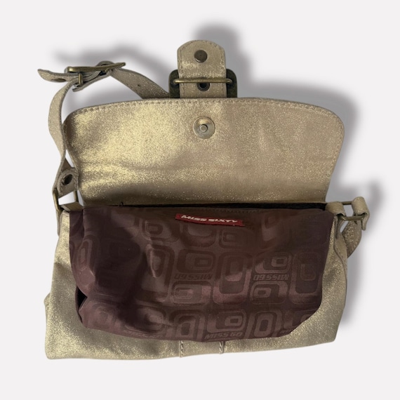 archive leather buckle shoulder bag y2k archive leather buckle 