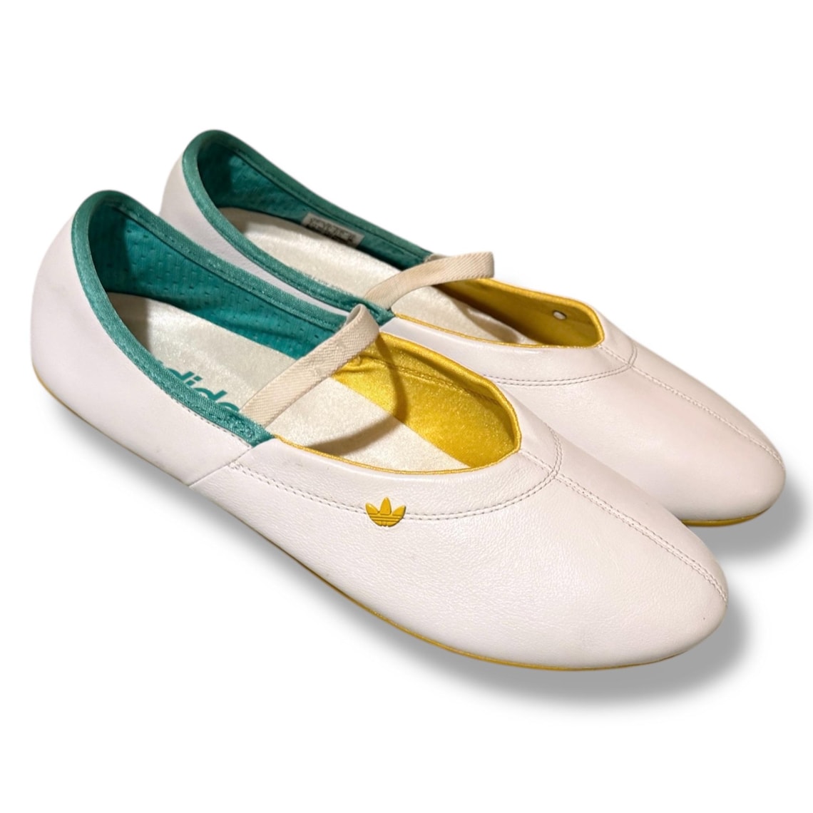 Archive Adidas Y2K Ballet Flats – Iconic 00s Leather Mary Jane Sneakers | Vintage Collector Piece, foto 4 di 5