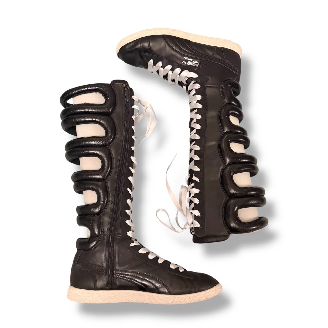 90s PUMA ボクシングシューズ レザーブーツ y2k archive 希少 Puma Vintage 90s Boxing Boots – darina`s garms