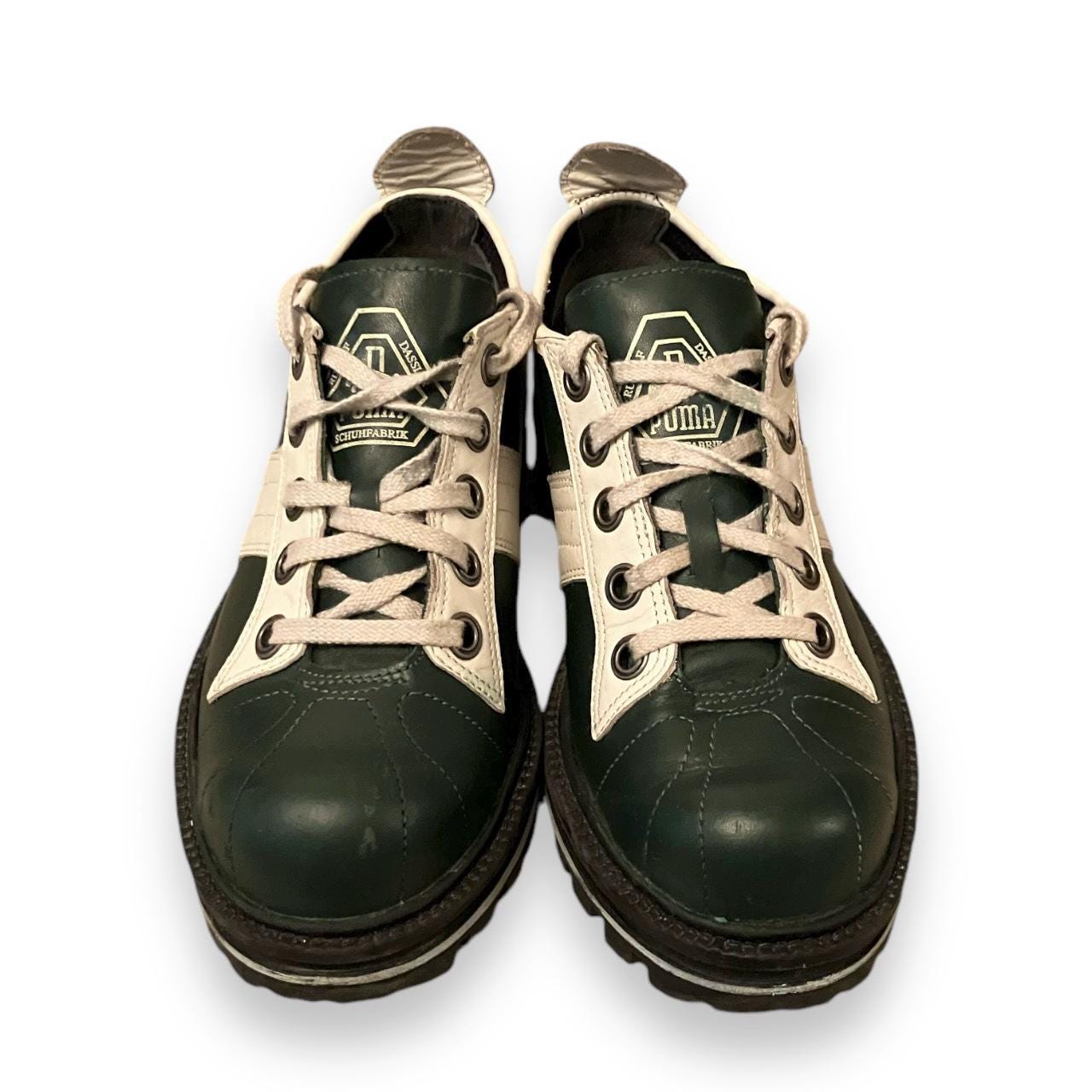 Ultra Rare 80s Vintage Green Puma Rudolf Dassler Schuhfabrik Ultra Rare 80s Vintage Green Puma Rudolf Dassler Schuhfabrik