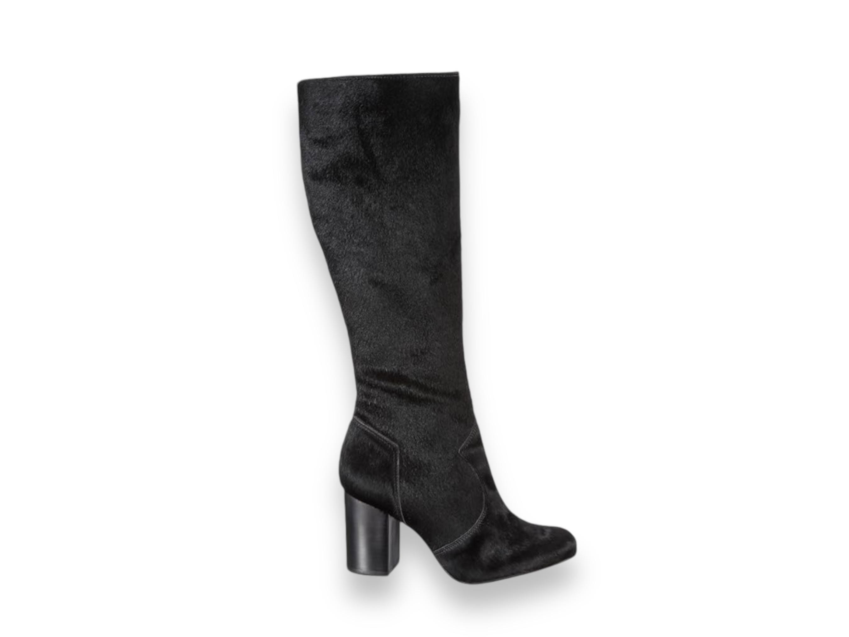 Buffalo London Pony Hair Knee High Boots Iconic 90s | Archive 
