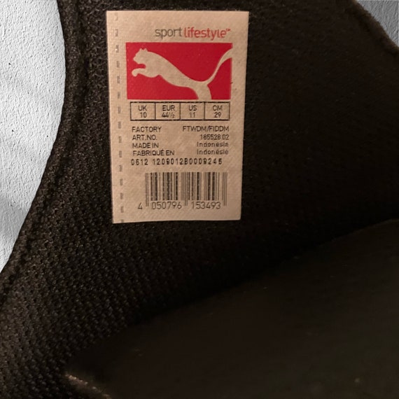 Archive PUMA Vintage Y2K Cyber Black Sneakers Sized Sport Archive PUMA Vintage Y2K Cyber Black Sneakers Sized Sport