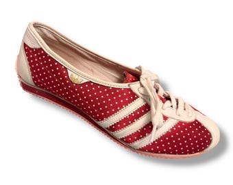 Adidas Adria Ultra Rare Iconic Vintage Ballet Flats Dystopian Polka dots Sneakers Archive Y2K 90s 00s Subversive Boho Gorpcore Shoes Alt UK4