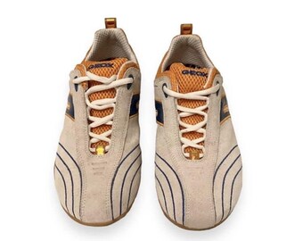 Iconic GEOX Leather Vintage Y2K Suede Sneakers 90s 00s Streetwear