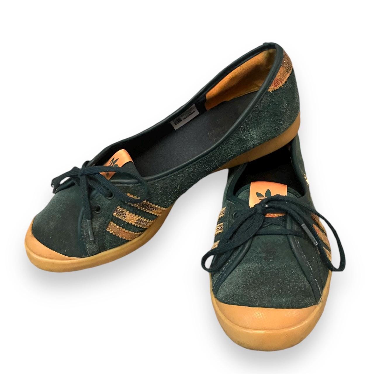 Adidas Adria Vintage 90s Leather Ballet Sneakers | Archive Y2K