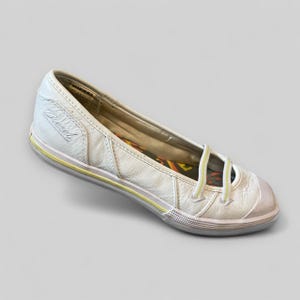 Iconique DIESEL Archive Ballet Flats Y2K 00s Chaussures subversives Chaussures futuristes Bout carré Opium Cottagecore Blockette Dystopian taille 38