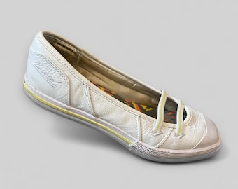 Iconic DIESEL Archive Ballet Flats Y2K 00s Subversive Shoes Futuristic Shoes Square toe Opium Cottagecore Blockette Dystopian size 38