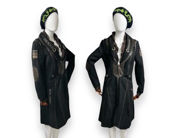 激レア goa 00s gimmick trench coat black 激レア goa 00s gimmick trench coat black