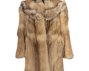 Iconic Vintage 80s Fox Fur Coat Oversized Y2K Berlin Coat Iconic Vintage 80s Fox Fur Coat Oversized Y2K Berlin Coat