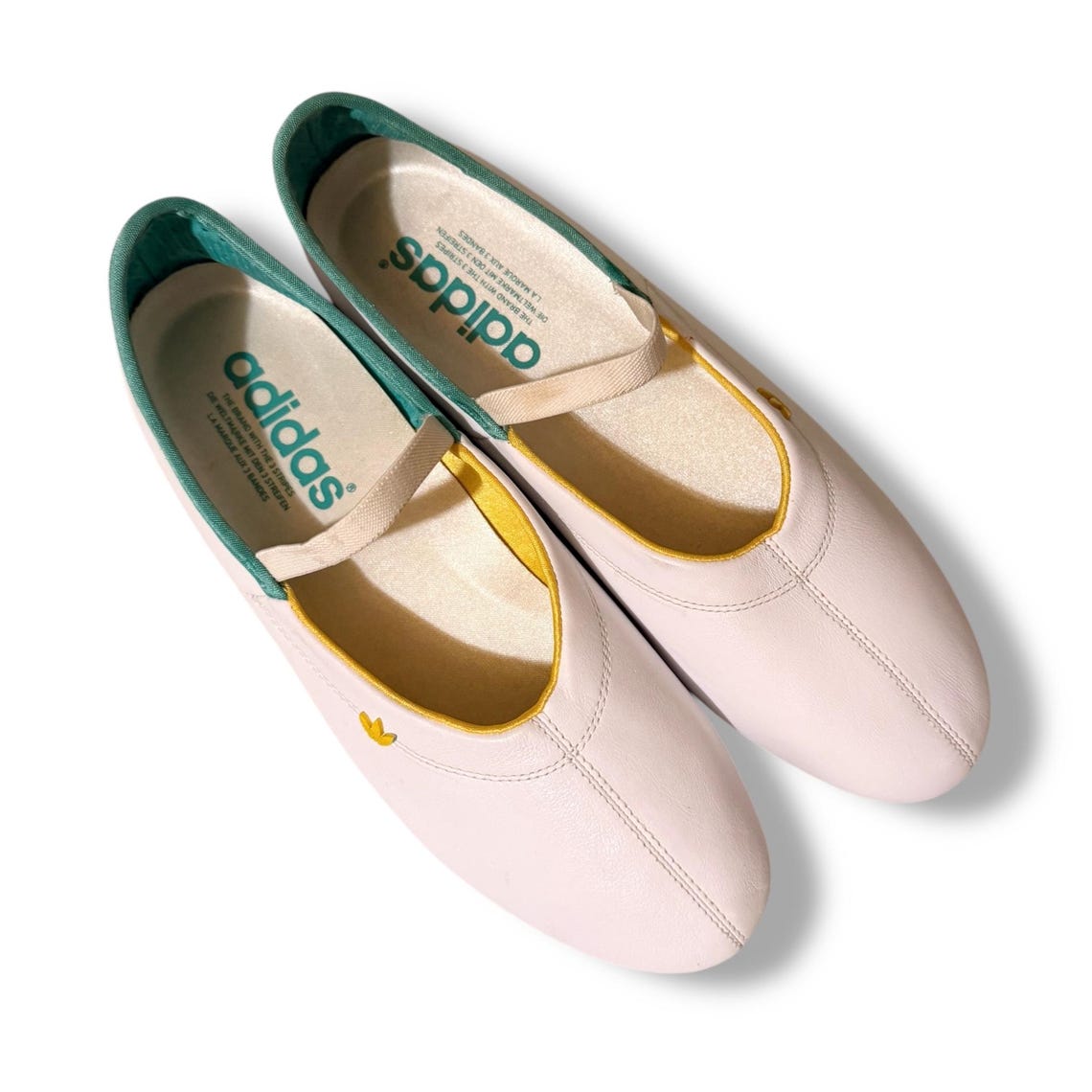 Archive Adidas Y2K Ballet Flats – Iconic 00s Leather Mary Jane Sneakers | Vintage Collector Piece, foto 3 di 5