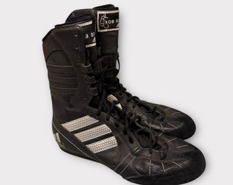 PUMA Archive First Round Boxing Boots Vintage High Knee Shoes 90s