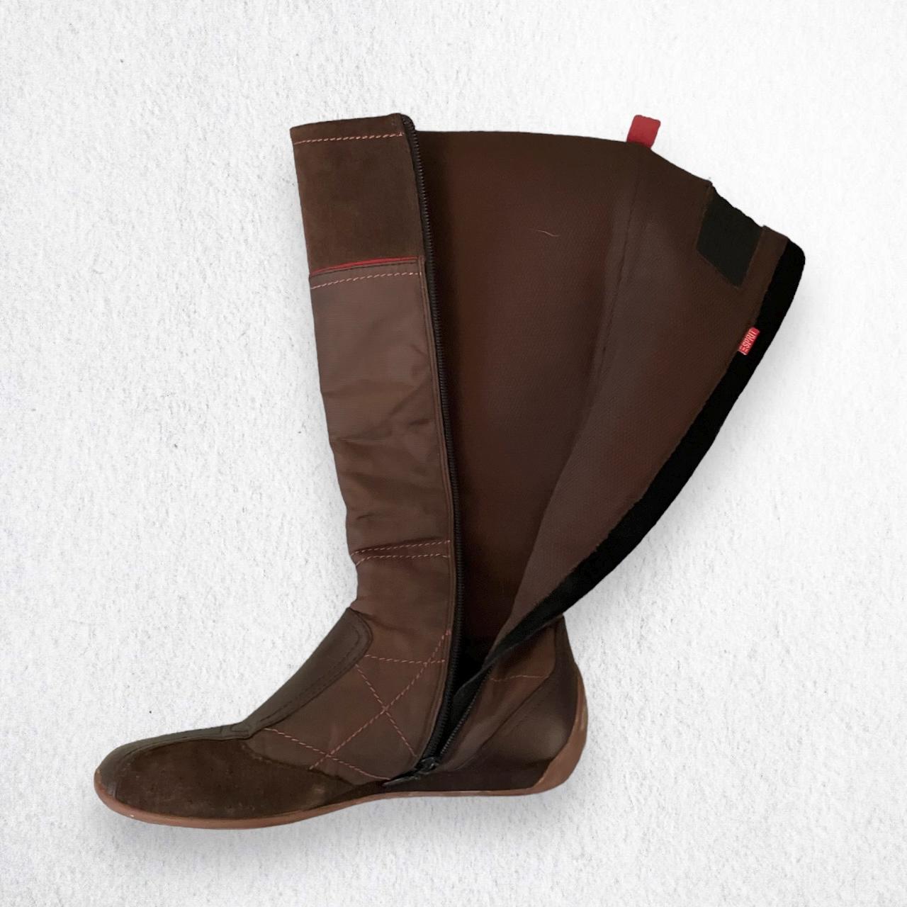 Vintage Boxing Boots Y2K High Knee Leather Archive Mostro