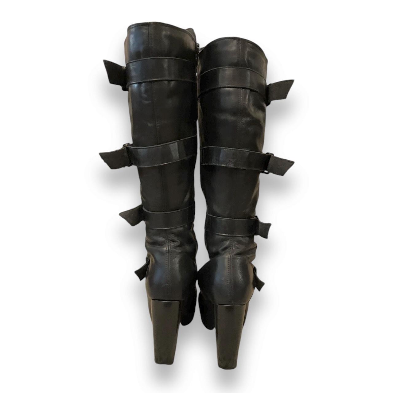 Buffalo London Archive 90s Platform Boots Iconic Knee High Leather