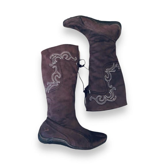 Puma knee high boots sale