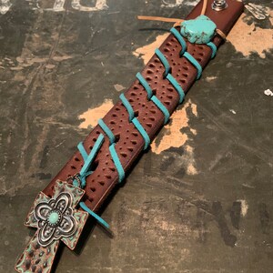 Faith Leather Cuff Bracelet