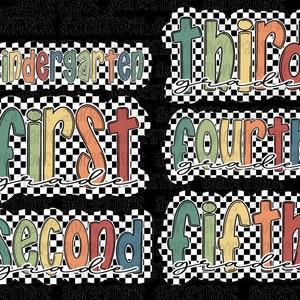 School Grade Bundle Boys PNG