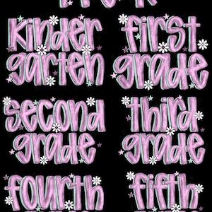 Purple Teal School Grades Bundle