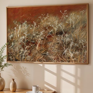 Thistles by J. S. Sargent Vintage Landscape Wall Art Large Artwork For Bedroom Bright Wall Art Bohemian Style Wall Art