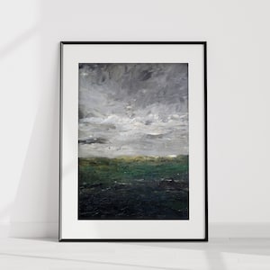Landscape Study The Heath By August Strindberg Abstract Art Style Giclee Print Vintage Wall Decor Large Canvas Print Rolled Canvas Prints