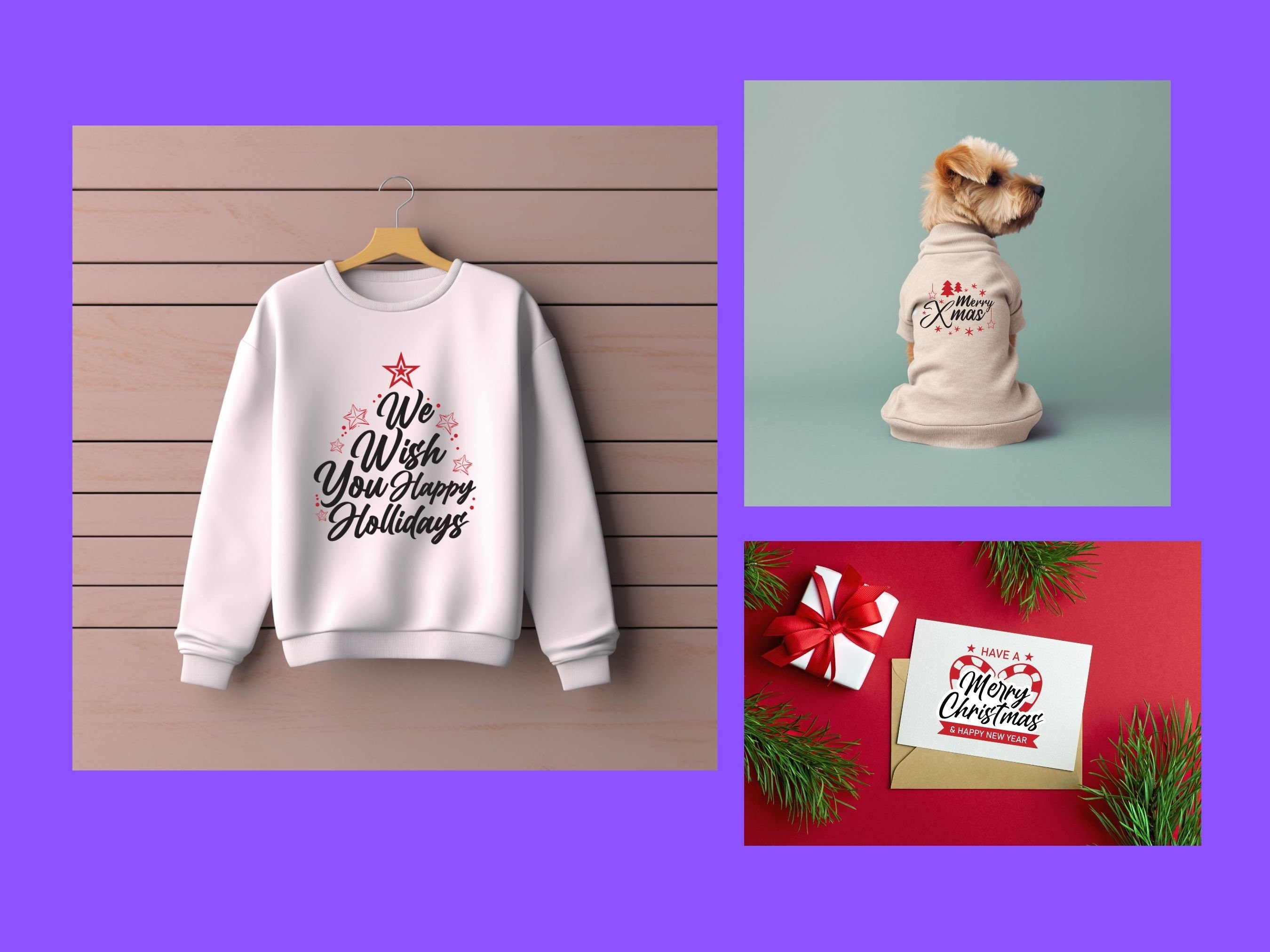 Christmas Design Bundle SVG Cut File PNG for Commercial Use Transparent ...
