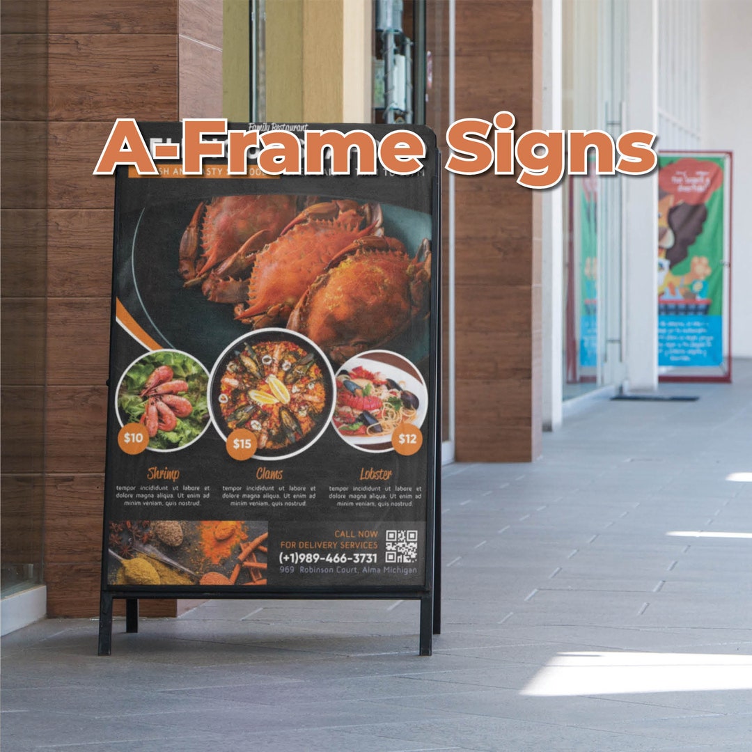 A-frame Signs, Pavement Sign, Advertising Sign, Business Sign, Coffee ...