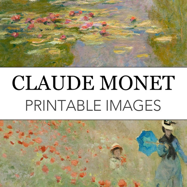 Monet Print - Etsy