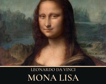 Mona Lisa Art Print: Leonardo da Vinci Renaissance Portrait (Digital Download)