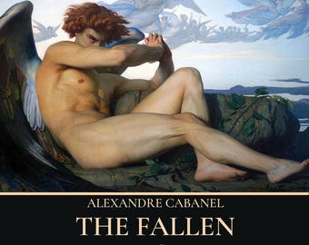 Fallen Angel by Cabanel: Devil Lucifer Digital Art Print (Download)