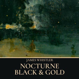 Arte de parede imprimível "Noturno em Preto e Dourado com Foguete Caindo" // Cena Noturna com Fogos de Artifício // Download de Arte Noturna Sombria e Melancólica