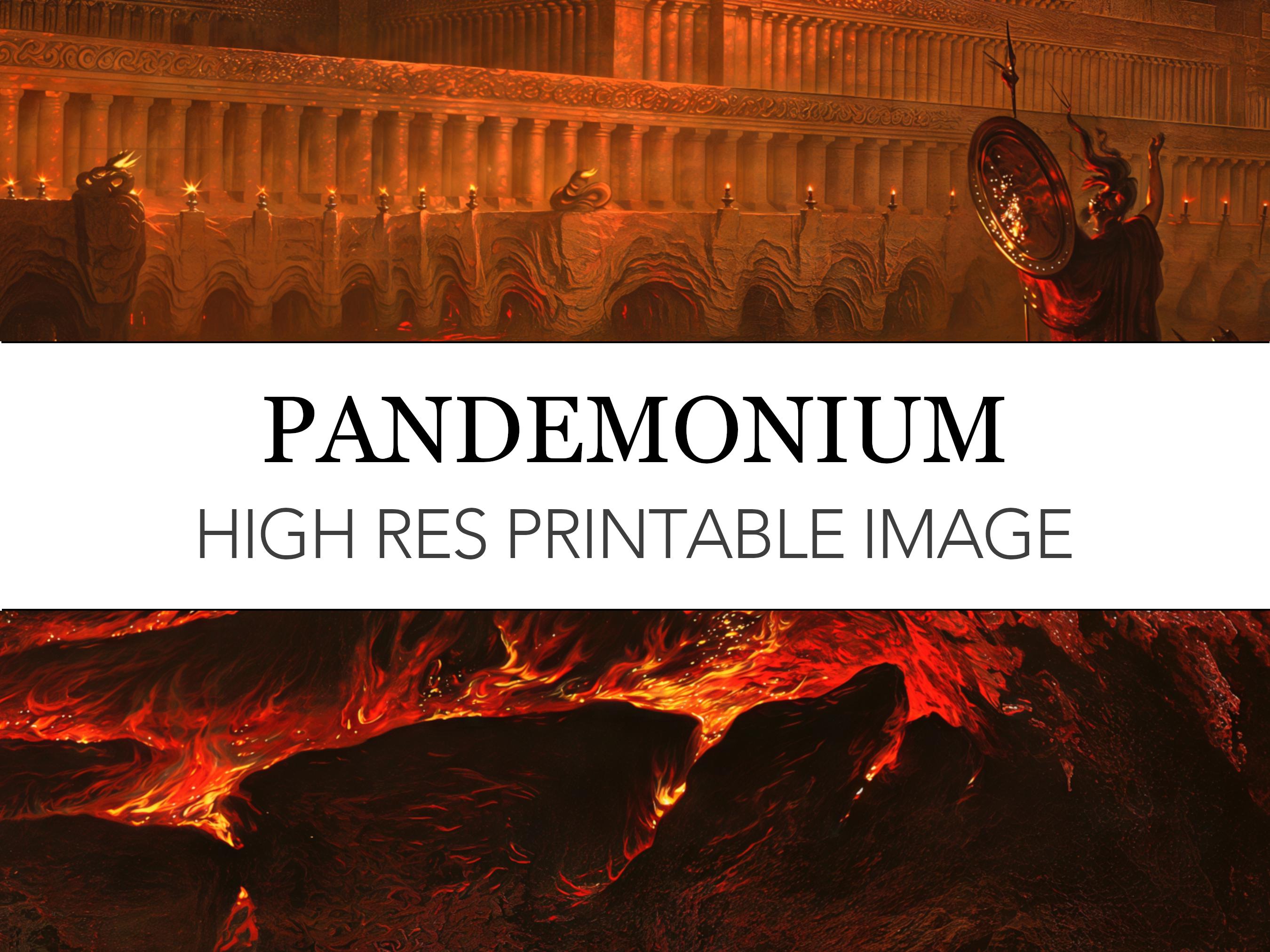 Pandemonium/ル ヤウアンク/ポスター Pandemonium - Etsy