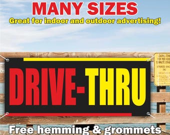 Banner para servicio de autoservicio en vinilo o malla, letrero publicitario para interiores y exteriores, flecha direccional, bienvenido, envío gratis, ojales, tamaño personalizado.