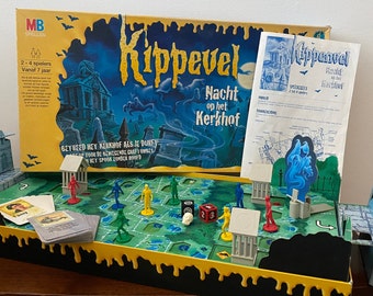 Vintage Goosebumps Terror In The Graveyard Board Game Milton Bradley MB 1995 Dutch Version 100% Complete