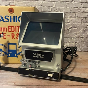 Yashica 8PE-RS 8-mm-Editor, Super-8-Viewer, Spule, Dual-Format