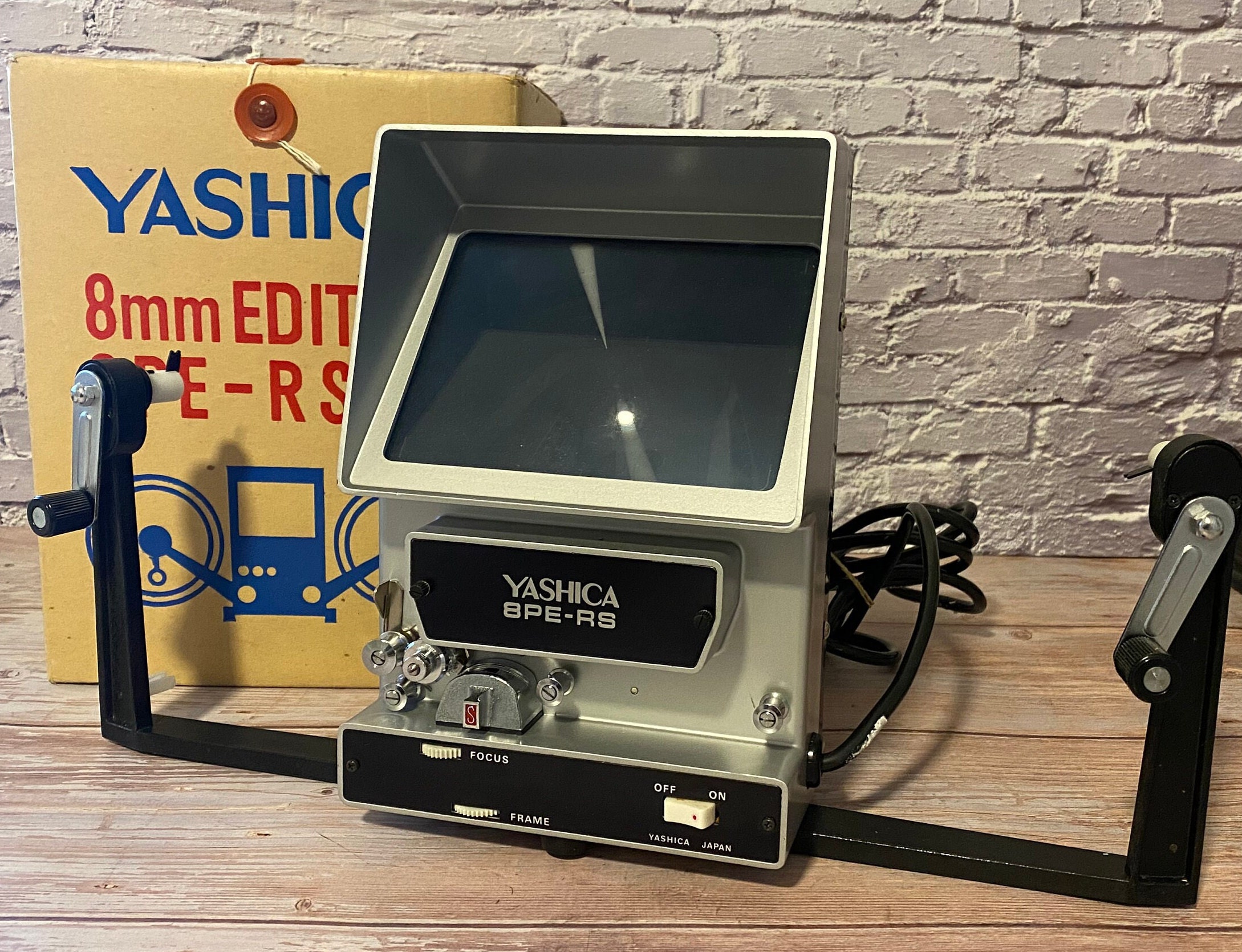 Yashica 8PE-RS Editor de mm Visor Super-8 Carrete Formato dual