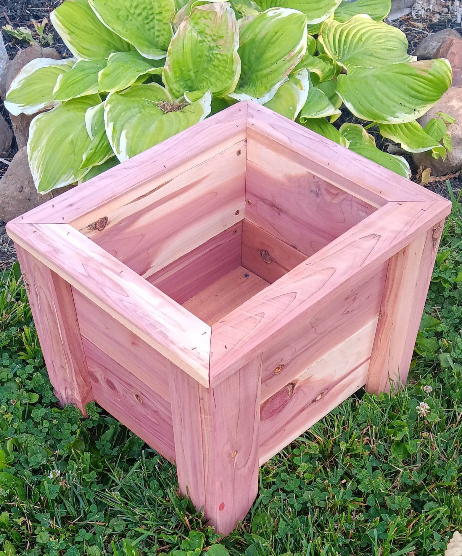 Cedar Planters Flower Planter Garden Planters handmade Etsy