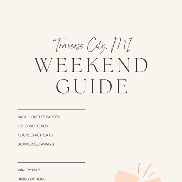 Traverse City Weekend Guide