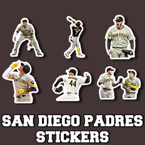 thumbnail image 2 of San Diego Padres Vinyl Sticker Decal – Multi-Color Options (BUY 2 GET 1 FREE) – Oracal 2 of 6