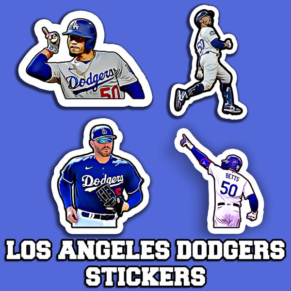 MLB Mookie Betts Sticker Los Angeles Dodgers Waterproof Vinyl Sticker Gift for Dodger Fans Gifts for Baseball Fan Gifts Freddie Freeman Gift