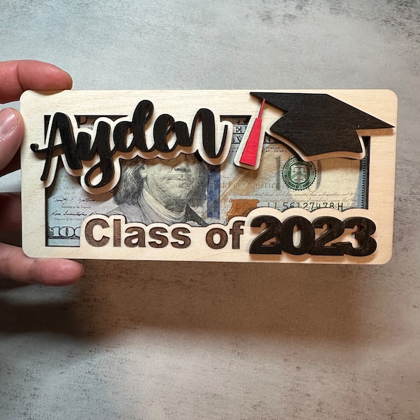 2023 Graduation Money Card Etsy