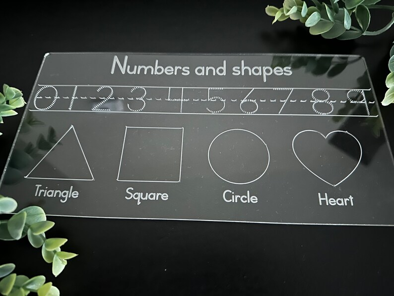 ABC Cursive Trace Board, Name Tracing Board, Dry Erase Letter Tracing